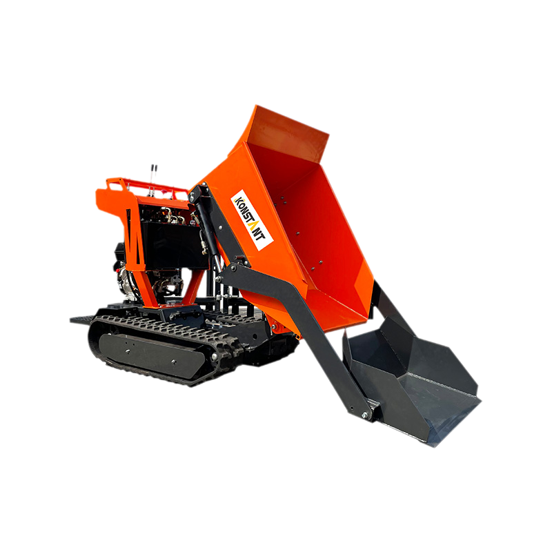 Auto -carregamento totalmente hidrostático 270cc a gasolina e a diesel pista de barrow rastreador mini dumper