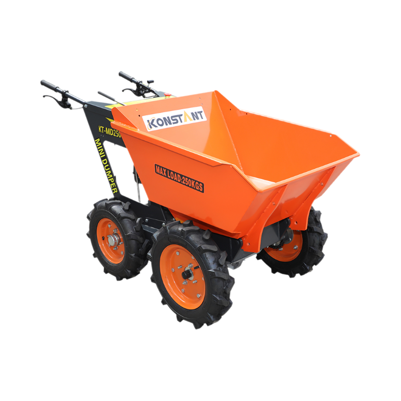 4x4 Cadeia aciona compacta compacta a gasolina roda de carrinho de mão buggy mini dumper