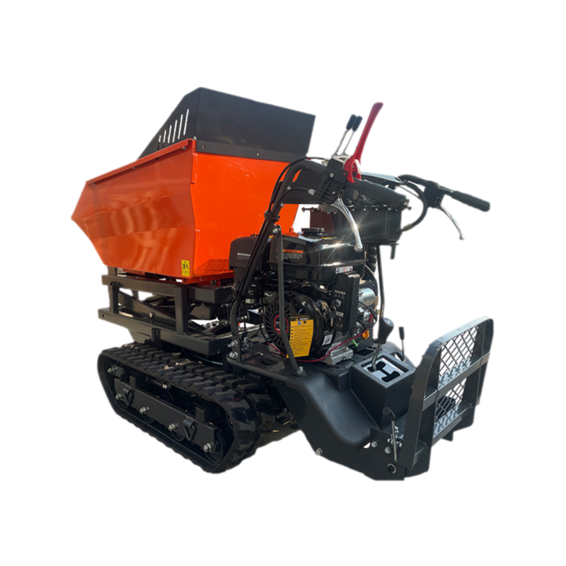 Poderoso motor acionamento de motor pesado design estreito design hidráulico hidráulico balde de gorjeta e funcionalidade de elevador de tesoura robusta mini dumper