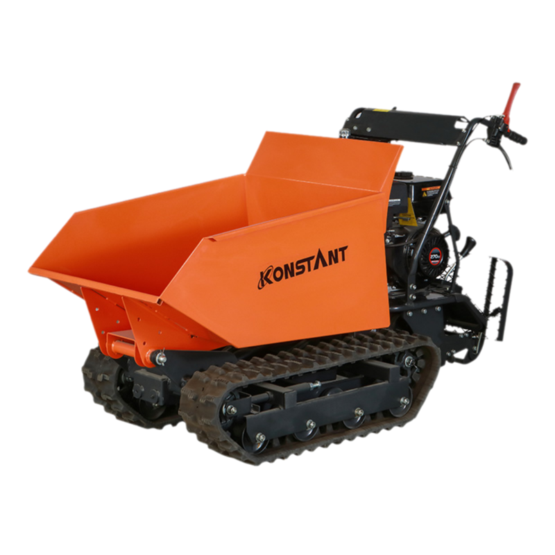 Mini Dumper de Crawler de Construção - Auto -carregamento personalizado 9.0HP Sistema hidráulico de energia 